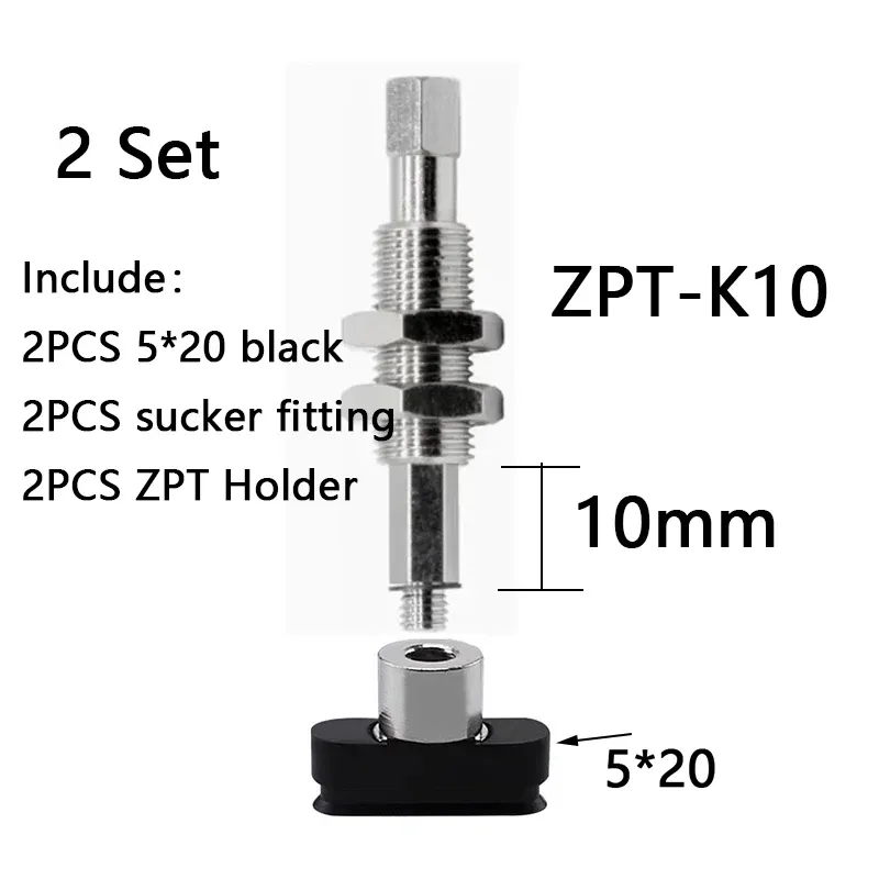 High-Strength Pneumatic Vacuum Suction Cup PWG Series Rectangular/Oval Industrial Sucker Gripper Pad for Quick Pickup Automation-BOLTTE