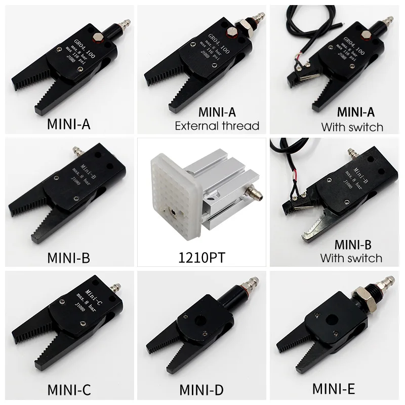 hofujng Pneumatic MINI gripper J1080/1060 Manipulator Accessories Mechanical Fixture Water Spout Clip for industrial robot-BOLTTE