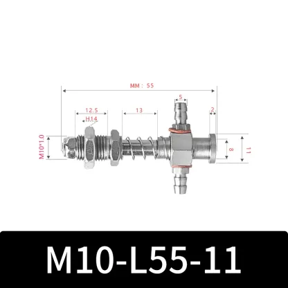 M10-11 Series Big Head Manipulator Pneuamtic Parts Fixture Rubber Sucker Pad Silicone Vacuum Suction Cup Mount-BOLTTE