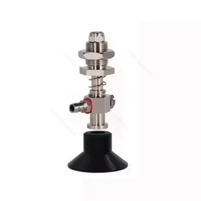 10PCS Pneumatic Sucker Black Nbr Suction Cup 8mm Mounting Hole Sucker Big Head Injection Molding Machine Manipulator Accessories-BOLTTE
