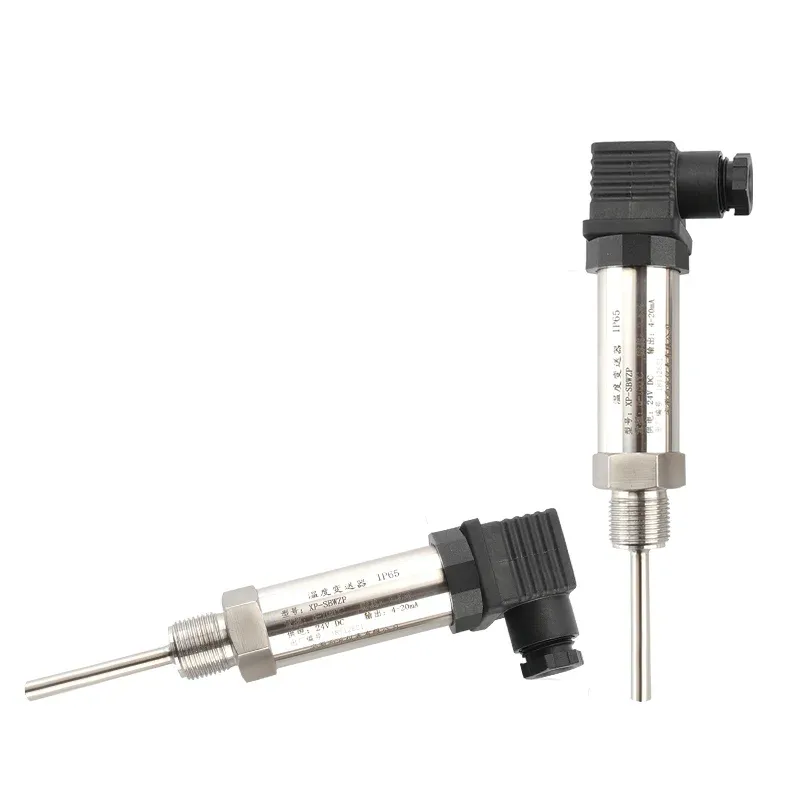 Integrated PT100 to 4-20mA 0-10V Temperature Sensor 10mm 50mm transmitter QDL80A-BOLTTE