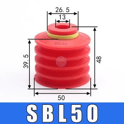 Vacuum suction cup industry SBL15 20 30 40 50 multilayer folding manipulator accessories suction cup pneumatic components
