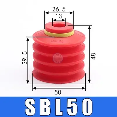 Vacuum suction cup industry SBL15 20 30 40 50 multilayer folding manipulator accessories suction cup pneumatic components