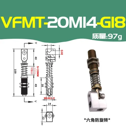 VFM Series Pneumatic Components Heavy-Duty Metal Fittings Suction Cup Base Robotic Gripper Connectors-BOLTTE