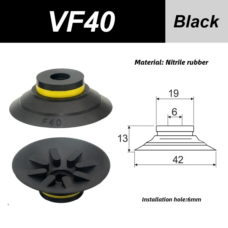 VF Series Manipulator silicone vacuum suction cup VF15/20/25/30/40/50 industrial pneumatic components accessories-BOLTTE