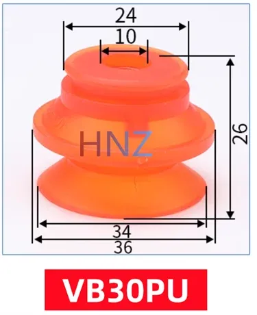 Manipulator Suction Cup Vacuum Suction Cup Pneumatic VB20PU/30PU/40PU/50PU Polyurethane Industrial Suction Cup
