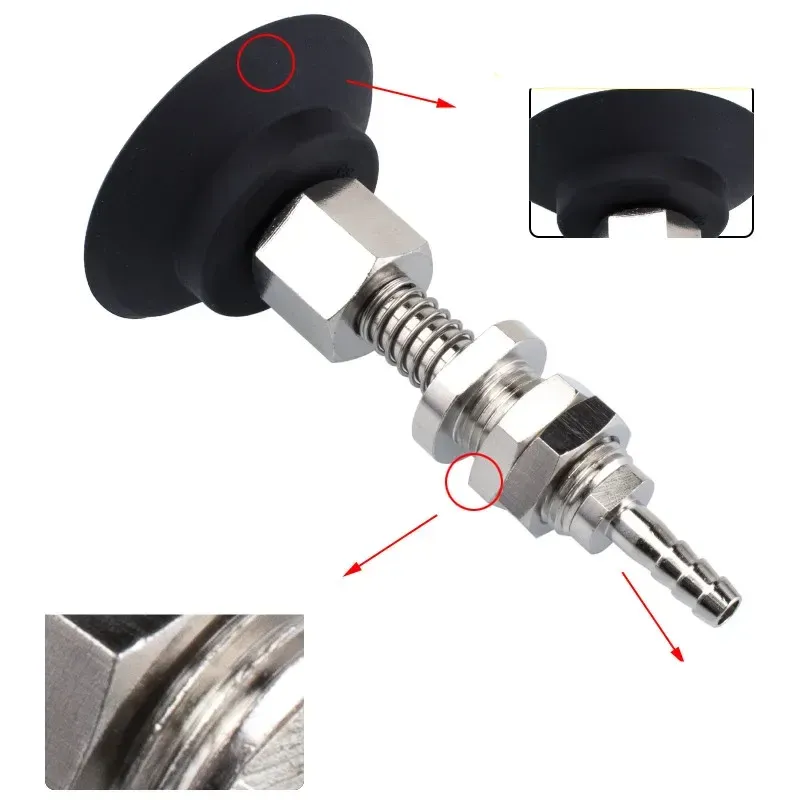 Yida manipulator vacuum chuck hardware WEH11-d60/d80/d95 industrial pneumatic accessories