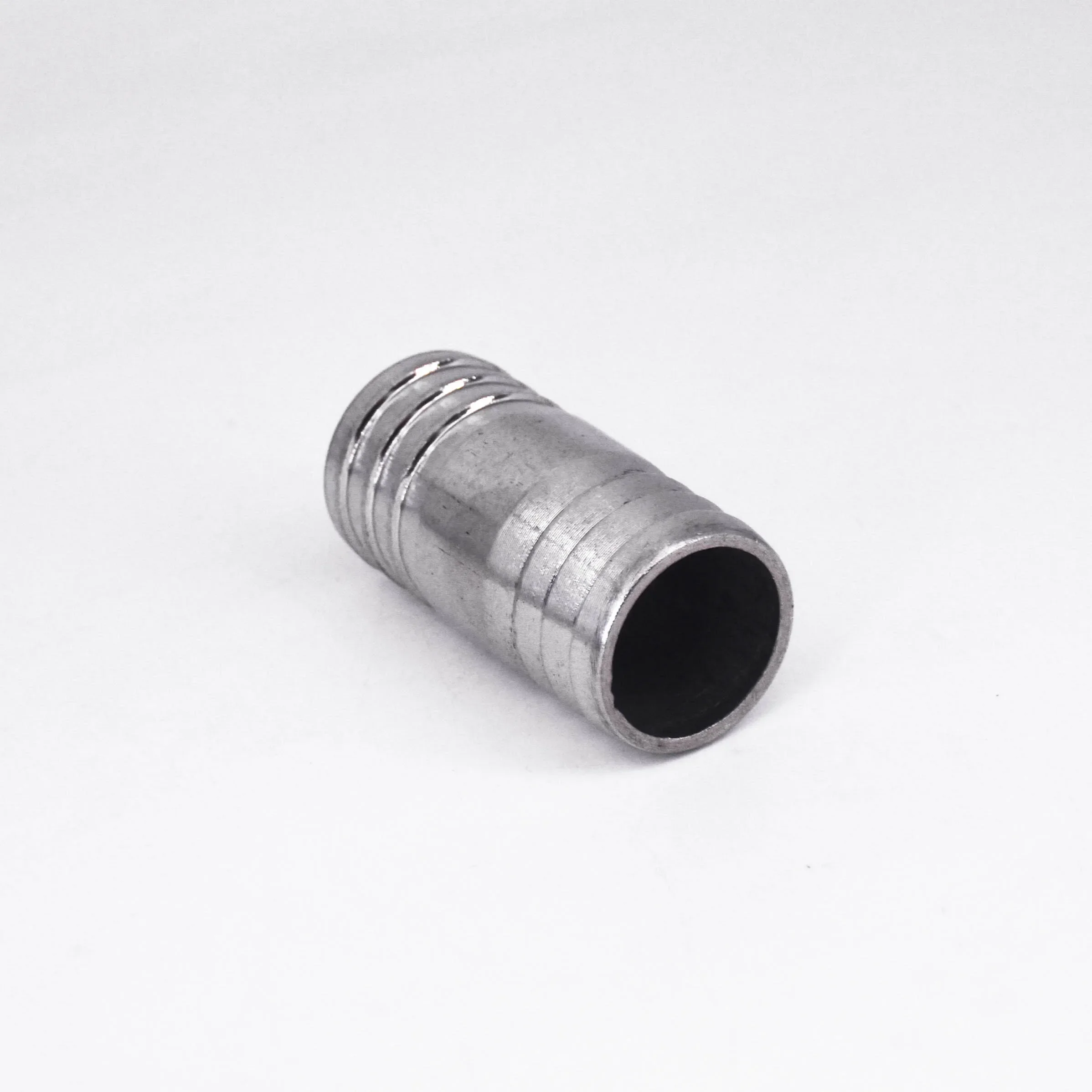 6 8 10 12 13 14 15 16 17 18 19 20 21 22 24 25 -76 mm Hose Barb Equal Straight Nipple Connector 304 Stainless Steel Pipe Fitting-BOLTTE