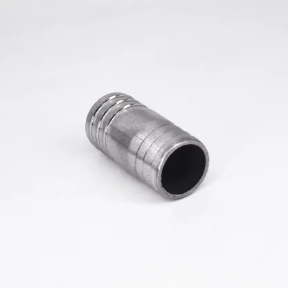6 8 10 12 13 14 15 16 17 18 19 20 21 22 24 25 -76 mm Hose Barb Equal Straight Nipple Connector 304 Stainless Steel Pipe Fitting-BOLTTE