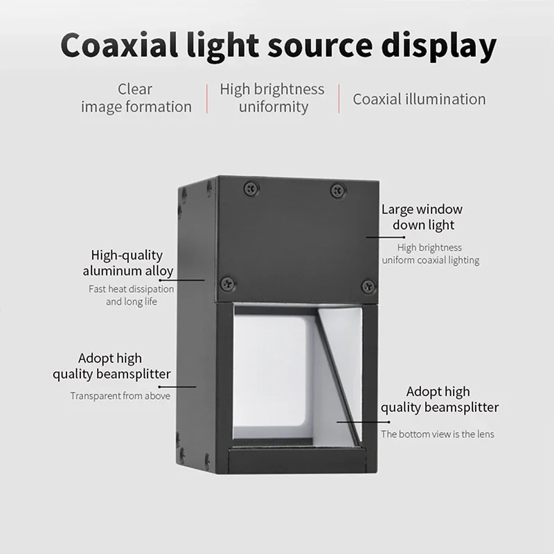 Coaxial Vision Light Source - Specialized for Industrial Camera Inspection: Surface Defects, Contaminants & Scratches-BOLTTE