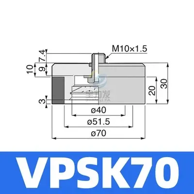 Manipulator accessories vacuum suction cup industrial sponge VPSK10/15/20/25/30/35/50 suction nozzle-BOLTTE