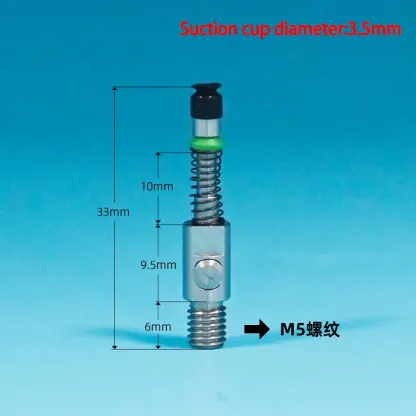 turtledove Nozzle Holder Base SMT Pick and Place Machine Vacuum sucker Pneumatic Robot Arm Automation Equipment 1mm 2mm-BOLTTE