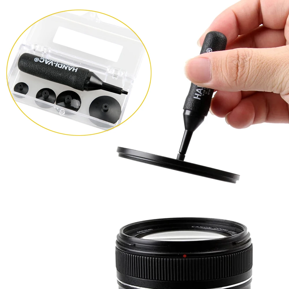 4 Tips Lens Repair Tool Removal Tool Picking Suction Cup for Canon EOS Nikon Sony Pentax Yongnuo Filter DSLR Camera Accessories-BOLTTE