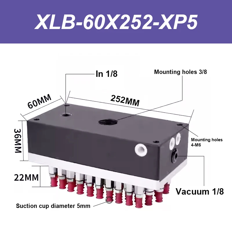 Manipulator vacuum suction cup PCB circuit board integrated automatic suction of perforated anisotropic hollow workpiece-BOLTTE