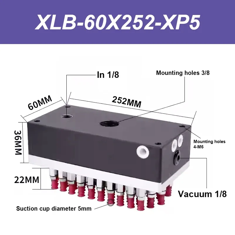 Manipulator vacuum suction cup PCB circuit board integrated automatic suction of perforated anisotropic hollow workpiece-BOLTTE