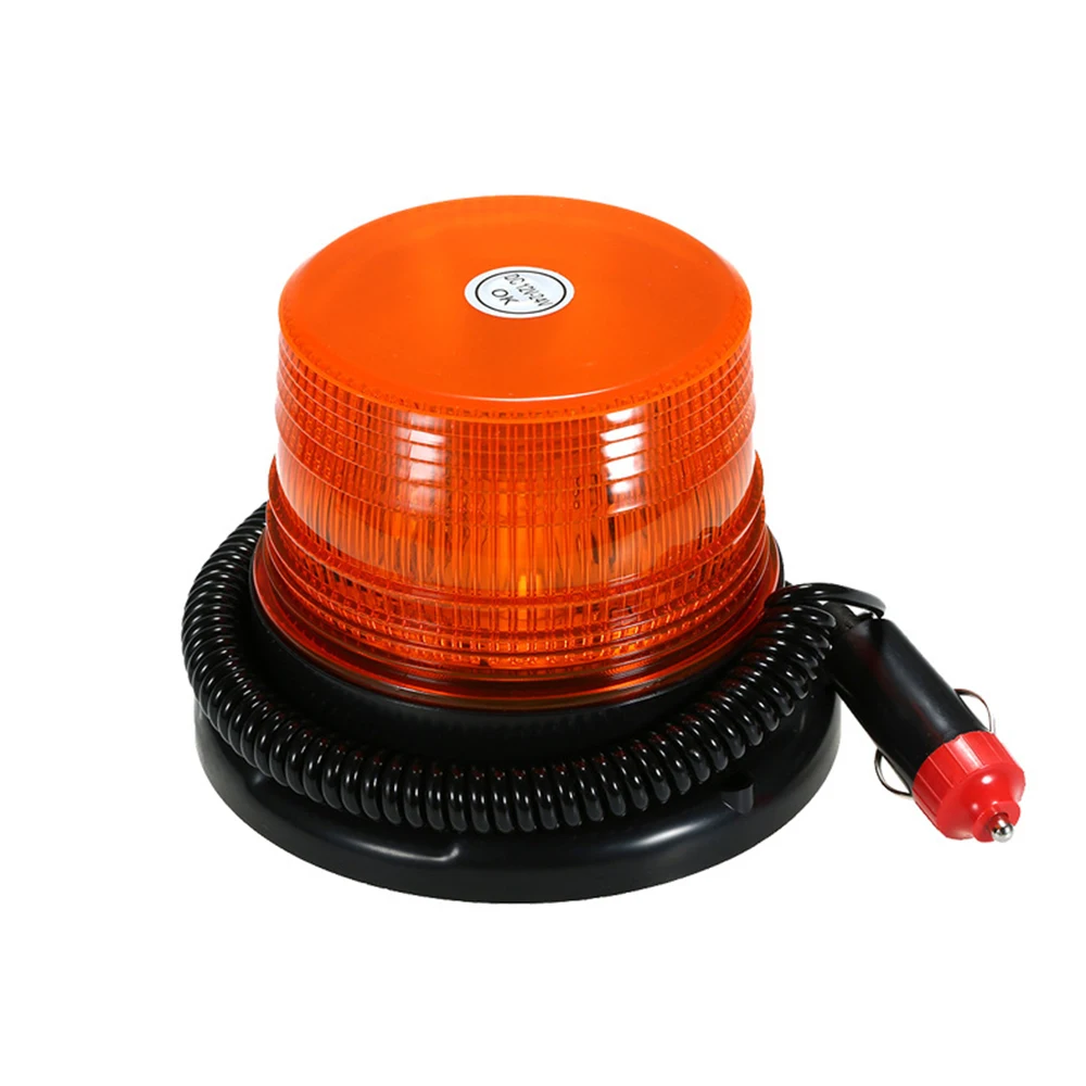 Car Truck Roof Top Warning Light Emergency LED Strobe Light Flashing Beacon With Magnetic Base For Auto Security 12V 24V -80V-BOLTTE