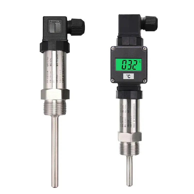 Integrated PT100 to 4-20mA 0-10V Temperature Sensor 10mm 50mm transmitter QDL80A-BOLTTE