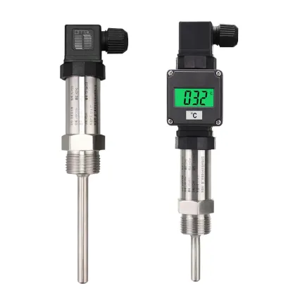 Integrated PT100 to 4-20mA 0-10V Temperature Sensor 10mm 50mm transmitter QDL80A-BOLTTE