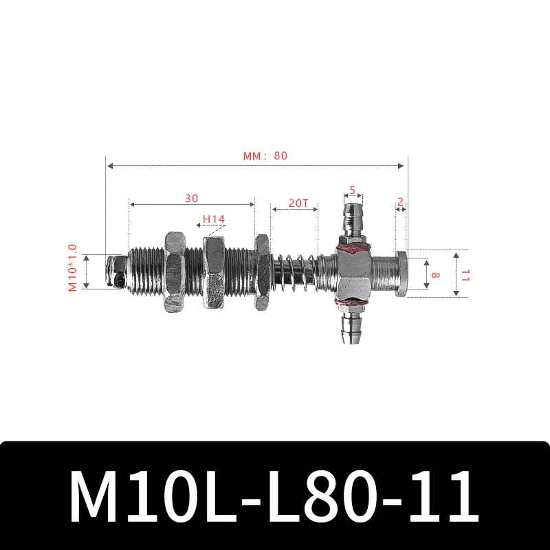 M10-11 Series Big Head Manipulator Pneuamtic Parts Fixture Rubber Sucker Pad Silicone Vacuum Suction Cup Mount-BOLTTE