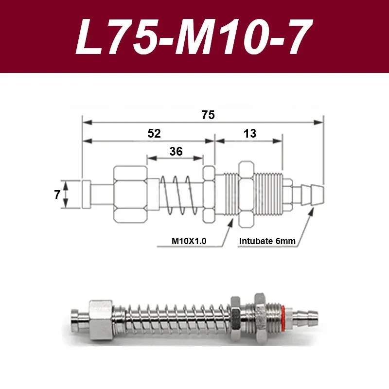 Vacuum suction cup base samll head 7mm hardware manipulator fixture accessories pneumatic support tail air inlet-BOLTTE