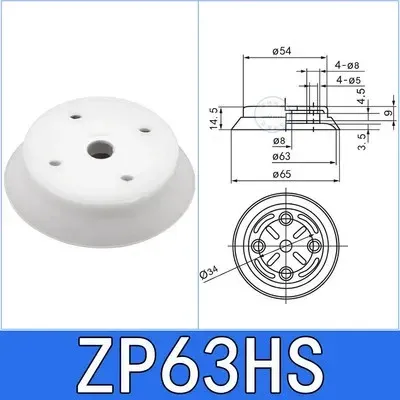 Manipulator accessories vacuum suction cup zpx-hb63 / 80 supporting stroke 25 / 50 / 75 hardware suction cup
