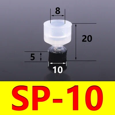 Vacuum suction cup manipulator accessories big head single double three-layer rough surface pneumatic sponge suction nozzle-BOLTTE