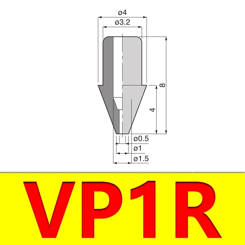  Manipulator Accessories Flat Vacuum Suction Cup Powerful Nozzle Industrial Pneumatic Accessories VP-R-BOLTTE