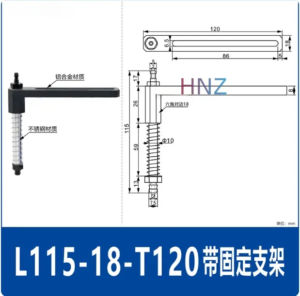 Manipulator Vacuum Suction Cup, Plastic Bracket Industrial Pneumatic Components High Quality L82/L85/L99/L115-BOLTTE