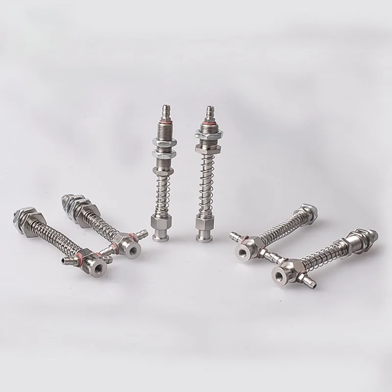 M12-07B Series Small Air Pneuamtic Parts Fixture Rubber Sucker Pad Silicone Vacuum Suction Cup Mount-BOLTTE