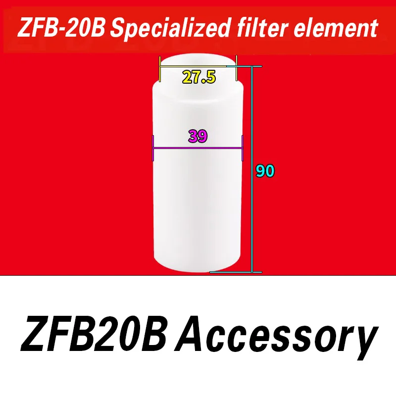 High precision vacuum pump filter cartridge ZFB/ABF-10-15-20-25-40