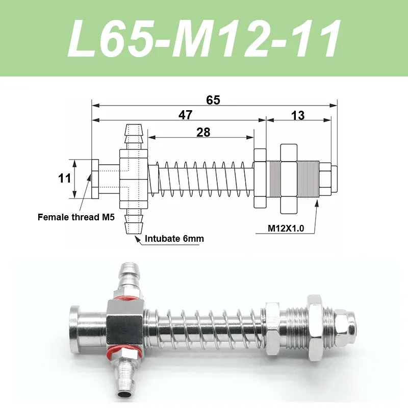 Vacuum suction cup base big head 11mm hardware manipulator fixture accessories pneumatic support tail Side air intake-BOLTTE