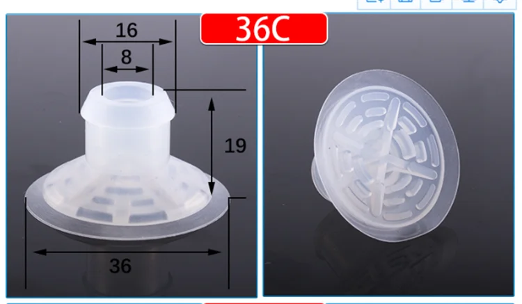Manipulator bag opening vacuum suction cuppneumatic accessories powerful suction nozzle film plastic bag bag opening suction cup-BOLTTE