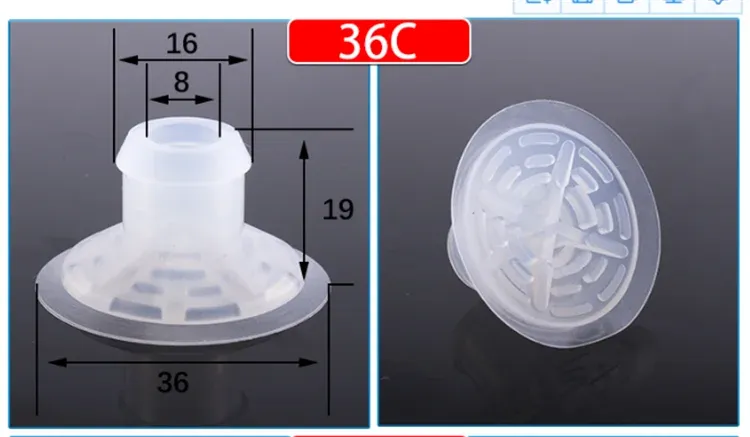 Manipulator bag opening vacuum suction cuppneumatic accessories powerful suction nozzle film plastic bag bag opening suction cup-BOLTTE
