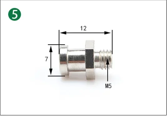 Manipulator accessories Suction cup large end small end fitting M5 tooth adapter iron tee elbow joint quick screw pneumatic-BOLTTE