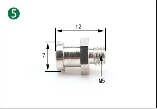 Manipulator accessories Suction cup large end small end fitting M5 tooth adapter iron tee elbow joint quick screw pneumatic-BOLTTE