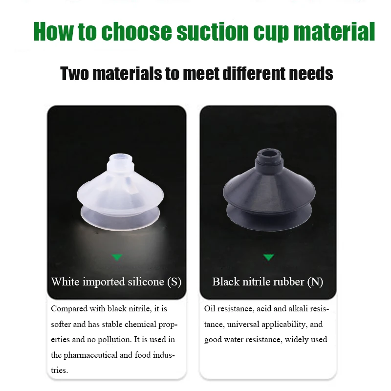  Vacuum Suction Cup Manipulator Accessories Industrial Pneumatic Accessories Strong Suction Nozzle Suction Cup Ring ZP-B-BOLTTE