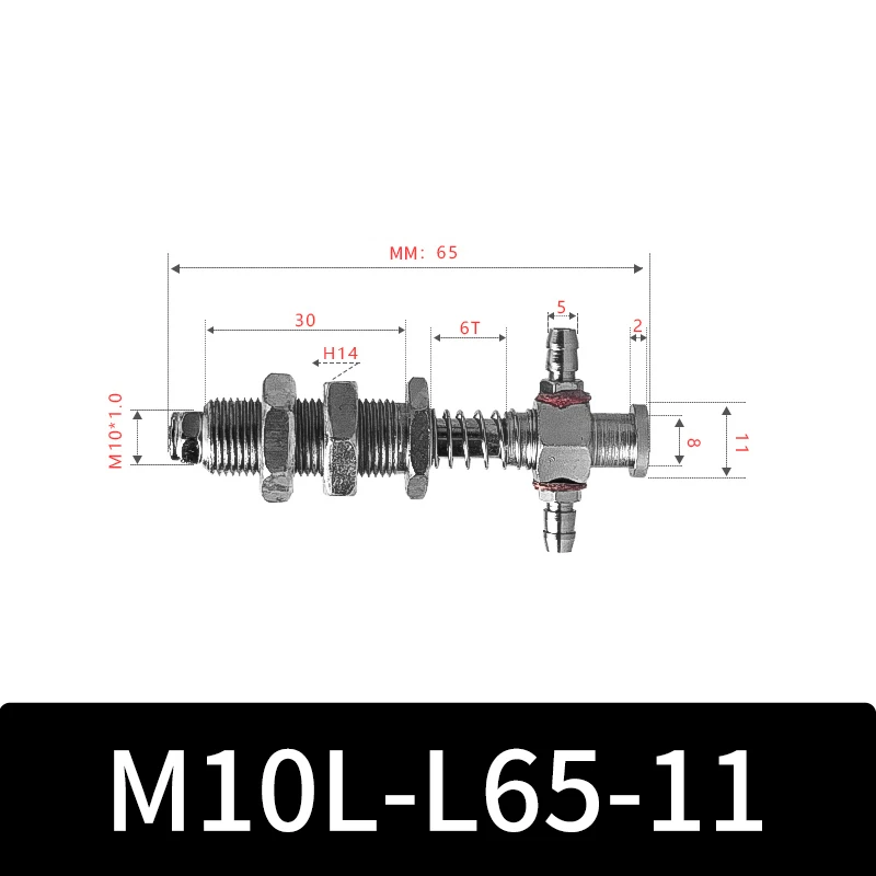 M10-11 Series Big Head Manipulator Pneuamtic Parts Fixture Rubber Sucker Pad Silicone Vacuum Suction Cup Mount-BOLTTE