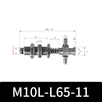 M10-11 Series Big Head Manipulator Pneuamtic Parts Fixture Rubber Sucker Pad Silicone Vacuum Suction Cup Mount-BOLTTE