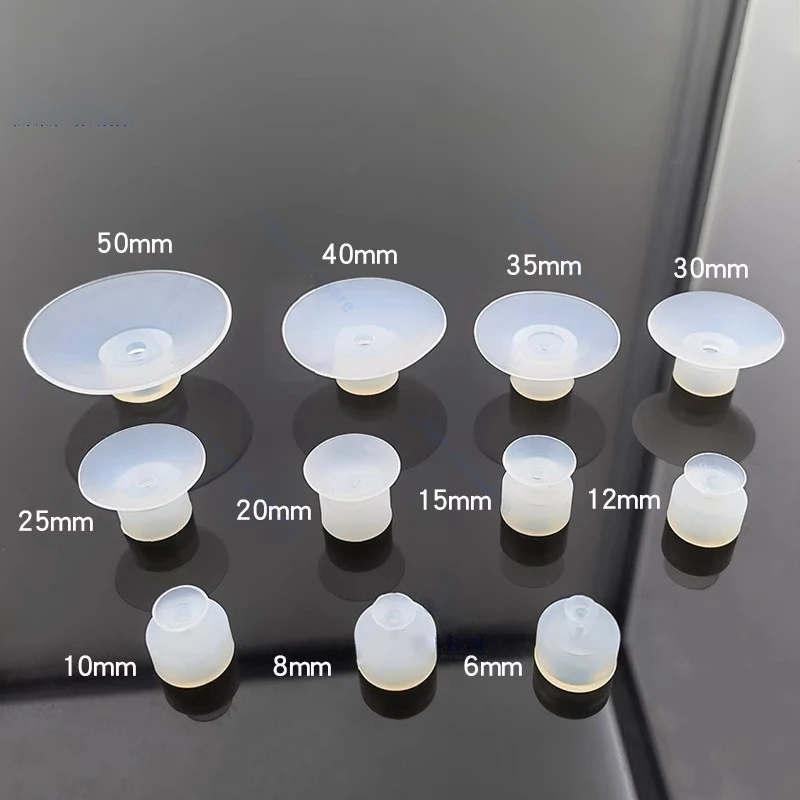 Pneumatic Suction Cup SP Single Layer Silicone Rubber 8mm Mounting Hole Sucker Big Head Injection Molding Machine Manipulator-BOLTTE