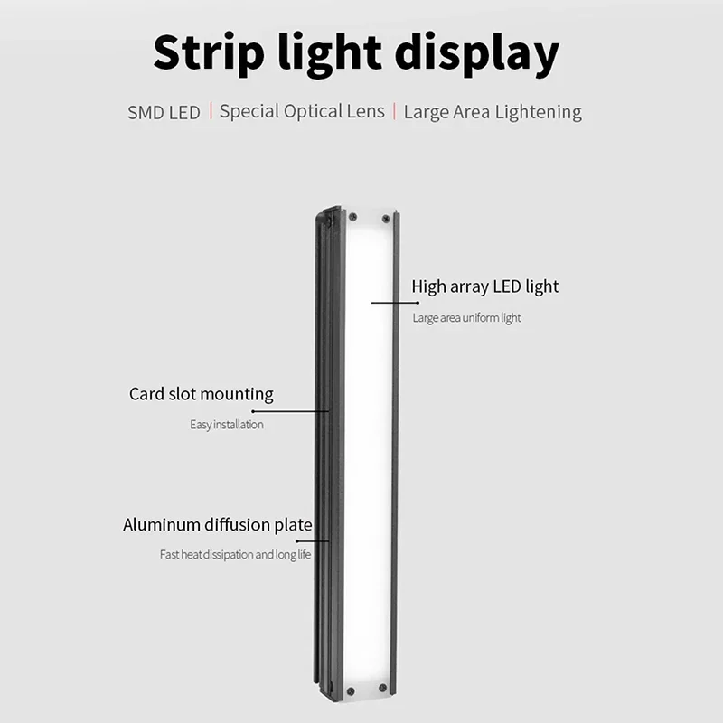 17 Luminous Surface Strip Light Source, Specialized for Industrial Camera Inspection, LED Lighting for Appearance Inspection-BOLTTE