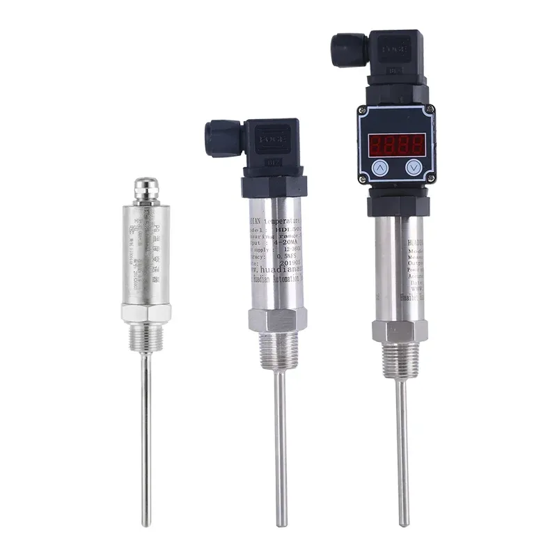 Integrated PT100 to 4-20mA 0-10V Temperature Sensor 10mm 50mm transmitter QDL80A-BOLTTE