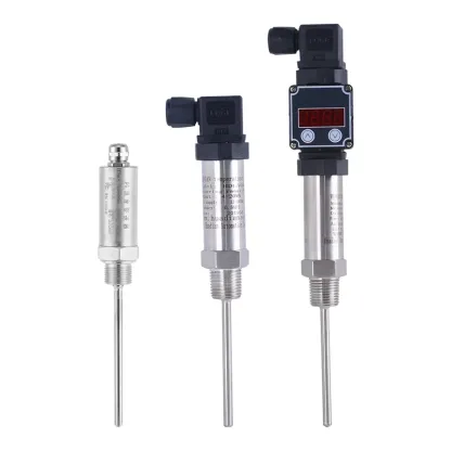 Integrated PT100 to 4-20mA 0-10V Temperature Sensor 10mm 50mm transmitter QDL80A-BOLTTE