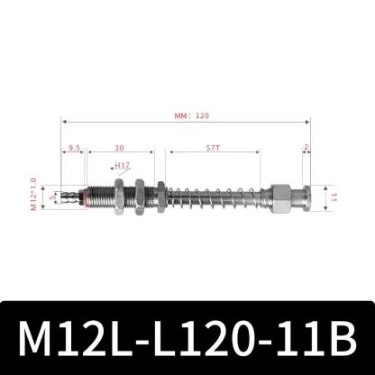 M12-11B Series Big Head Manipulator Pneuamtic Fixture Rubber Sucker Silicone Industrial Vacuum Suction Cup Holder-BOLTTE
