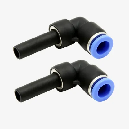 10PCS Pneumatic quick connector PLJ 4/6/8/10/12 Bent-through lever Tubular insertion-type push-through push-in elbow connector-BOLTTE