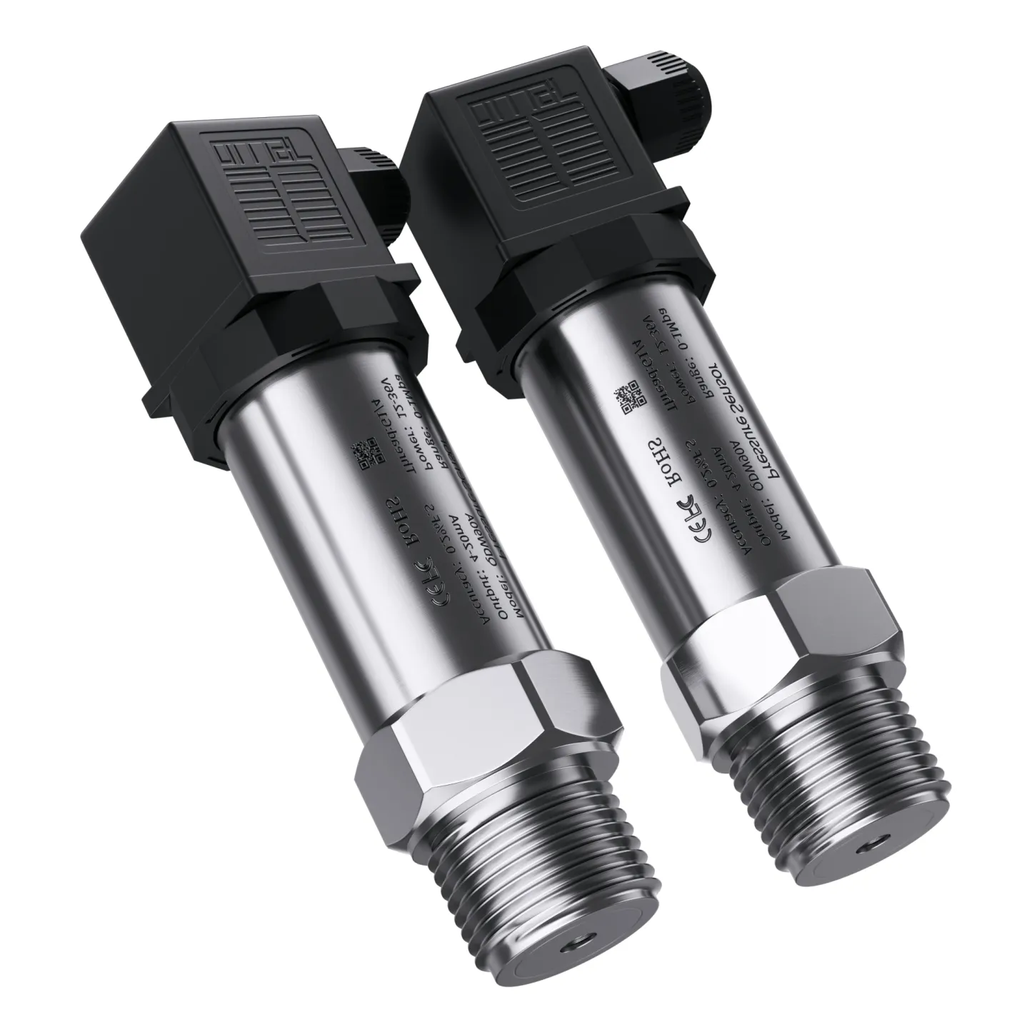 10bar 500Kpa 0.2bar pressure transmitter 50bar 10Mpa 100bar 4-20mA 0.5-4.5V Pressure Sensor RS485 24V Supply G1/4" pressure-BOLTTE