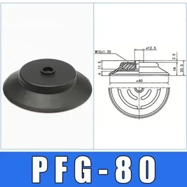 Pneumatic Vacuum Suction Cup Heavy-duty Sucker PFG PFYK-60 Large Power Silicone & NBR Mechanical Arm Robot Automation Tools-BOLTTE