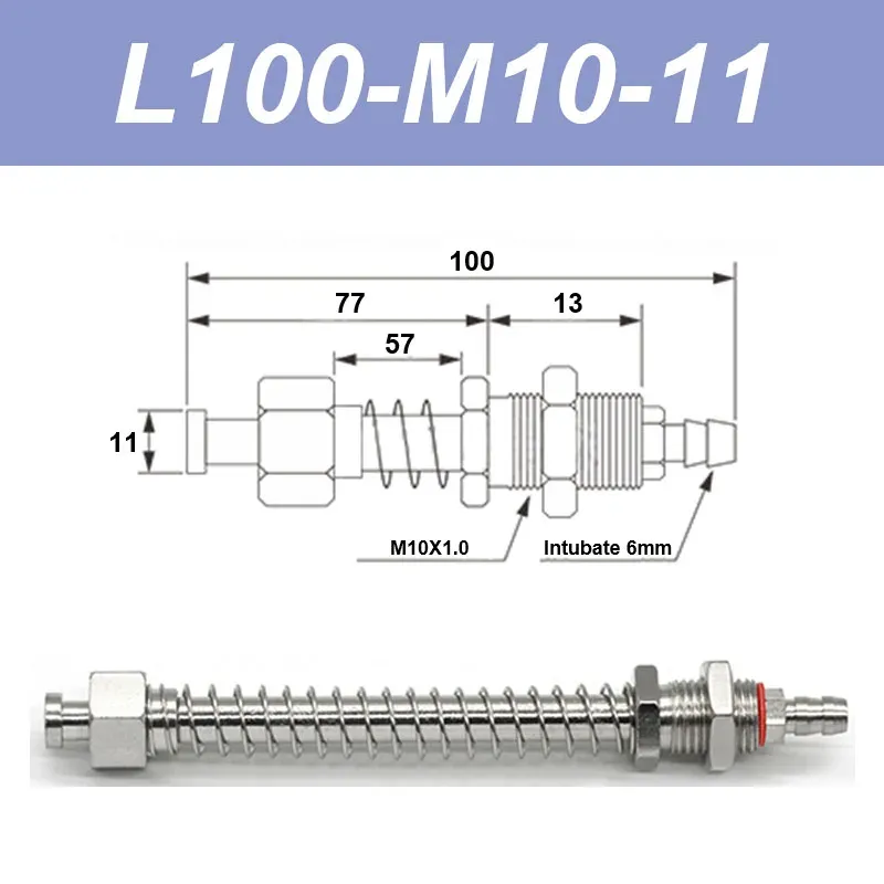 Vacuum suction cup base Big head 11mm hardware manipulator fixture accessories pneumatic support tail air inlet-BOLTTE