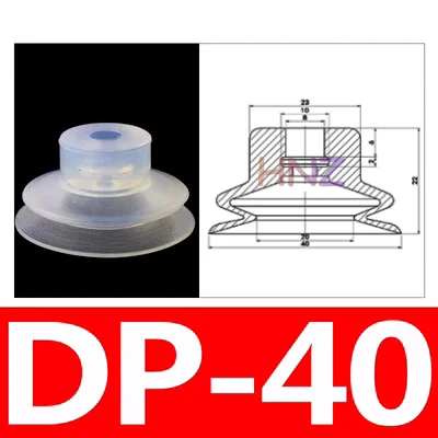 Robot vacuum sucker industrial silicone sucker single double triple layer SP/ DP/ MP series pneumatic accessories.-BOLTTE