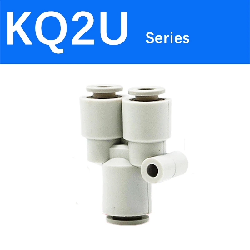 Pneumatic Fitting direct variable diameter air connector Plastic Push fit Union T Shape KQ2T/KQ2H/KQ2U04-06/06-08/08-10/10-12-BOLTTE