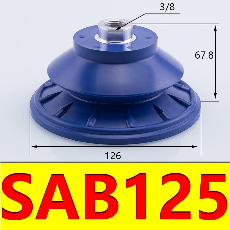 Corrugated Suction Cup Strong Suction Nozzle Robot Accessories Vacuum Suction Cup Joint Set SAB-BOLTTE